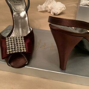 Vintage Christian Dior evening shoes